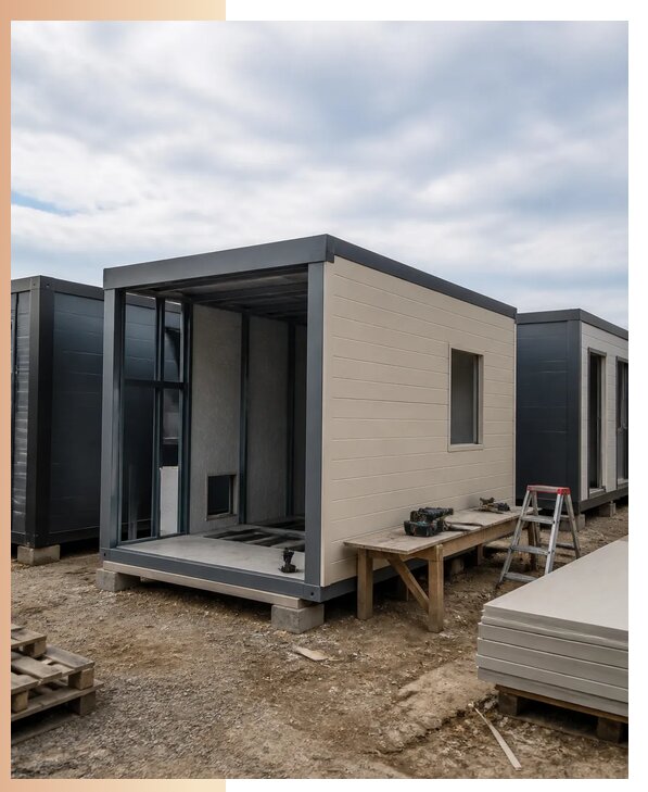 Изготовление и установка хозблоков из сэндвич-панелей в Устях-Лабинске